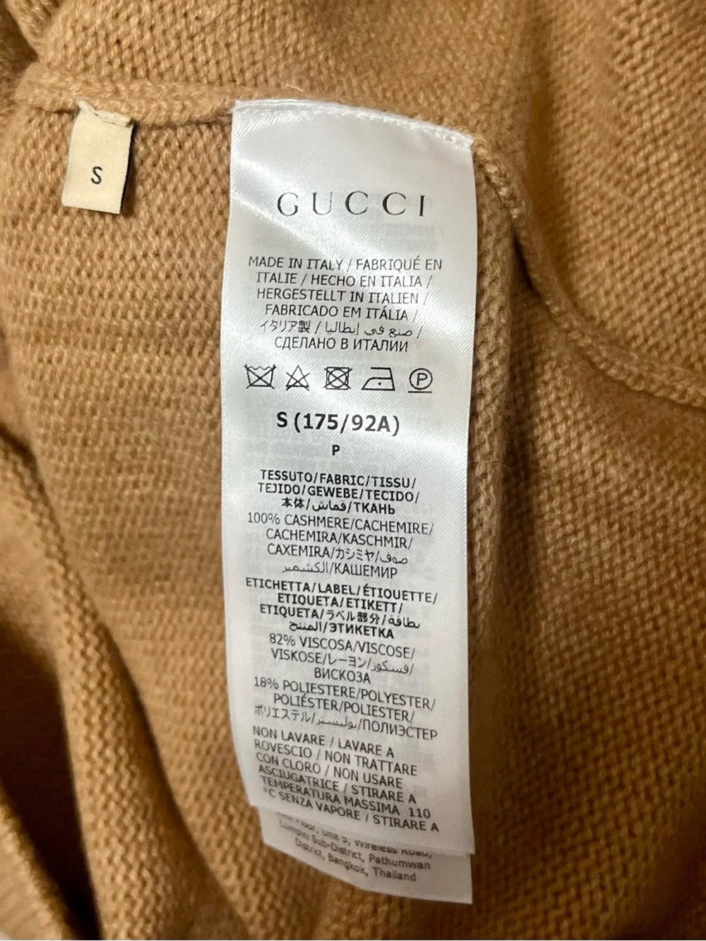 Gucci oversized cashmere